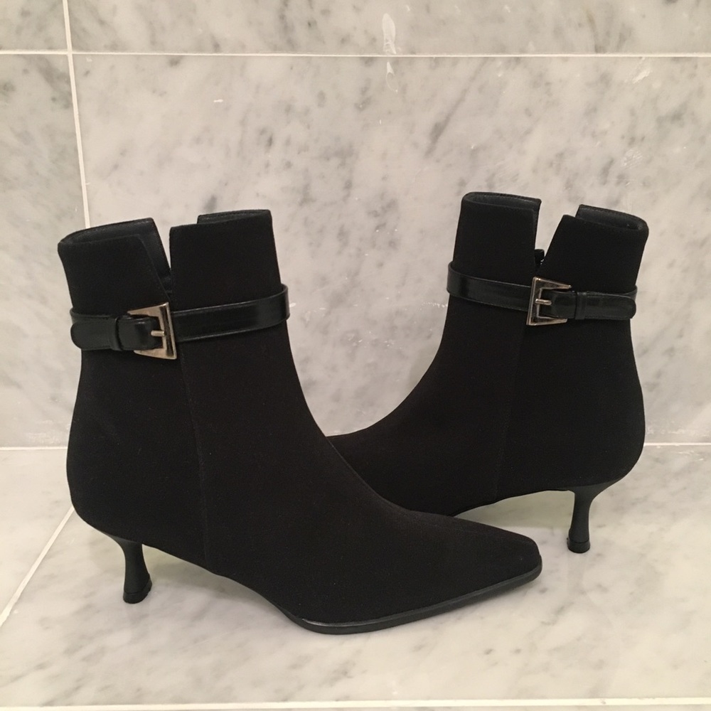 Stuart Weitzman Black Gore-Tex Boots
